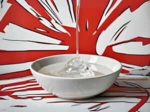 coconut oil inside a white bowl