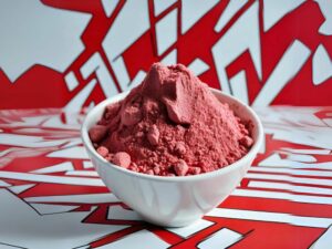 Cranberry Powder in a white bowl