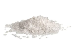 Salt crystals in a heap
