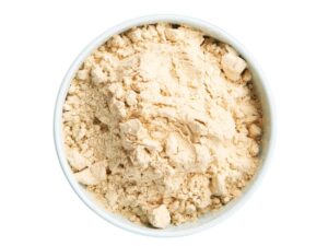 Cream-white powder in a bowl