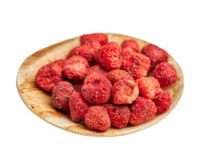 Dried Strawberries in a bowl