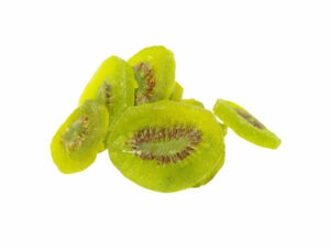 Dried kiwi fruit in a heap