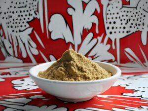 Jalapeño Powder on a white bowl