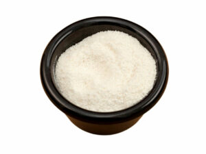 White powder in a bowl