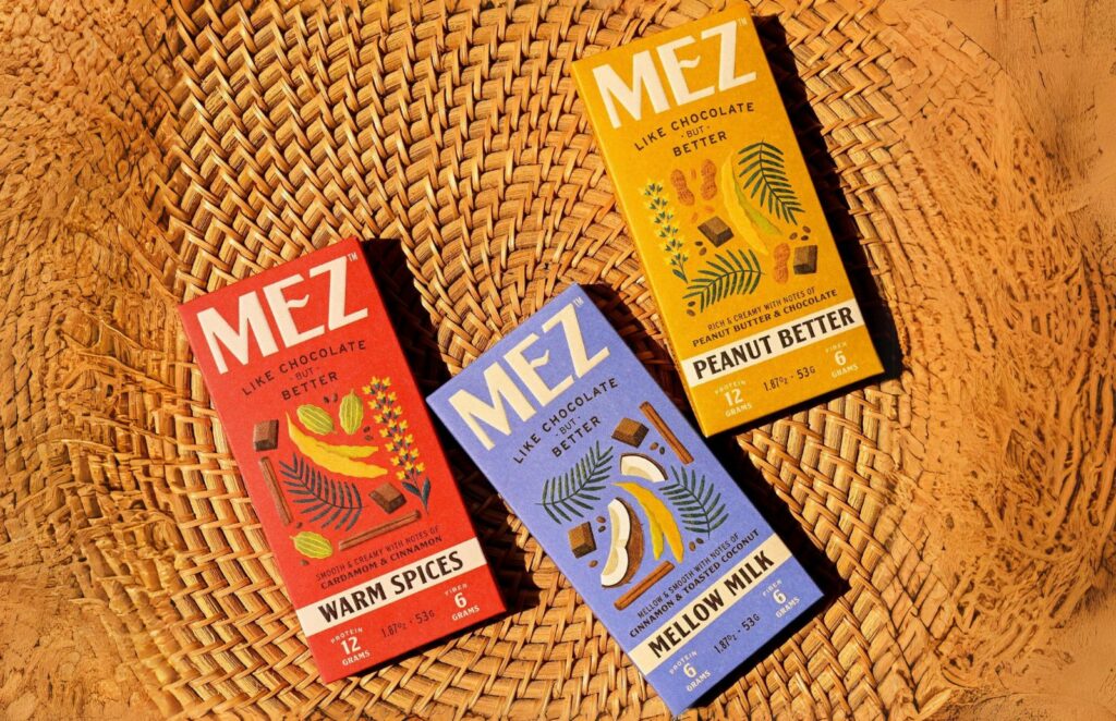 Mez chocolate bars options