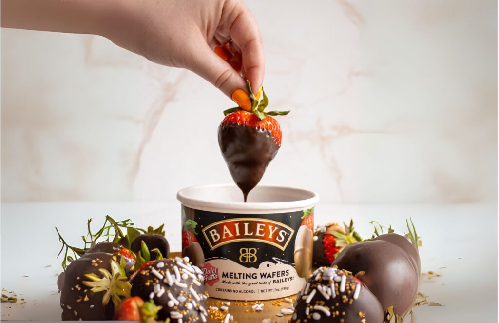 Baileys Irish Cream Flavored Melting Wafers.