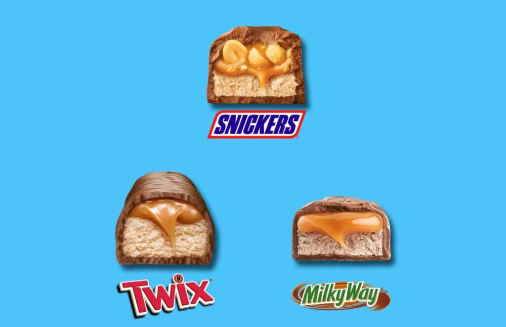 Snickers Twix Milky Way Chocolate