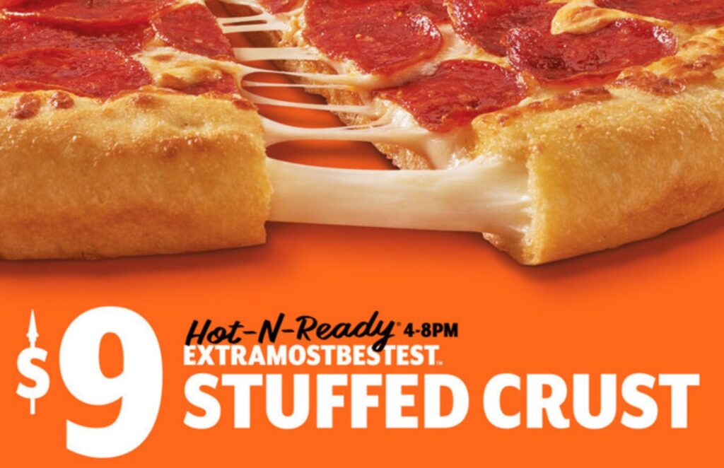 Stuffed Crazy Crunch Pizza Little Caesars
