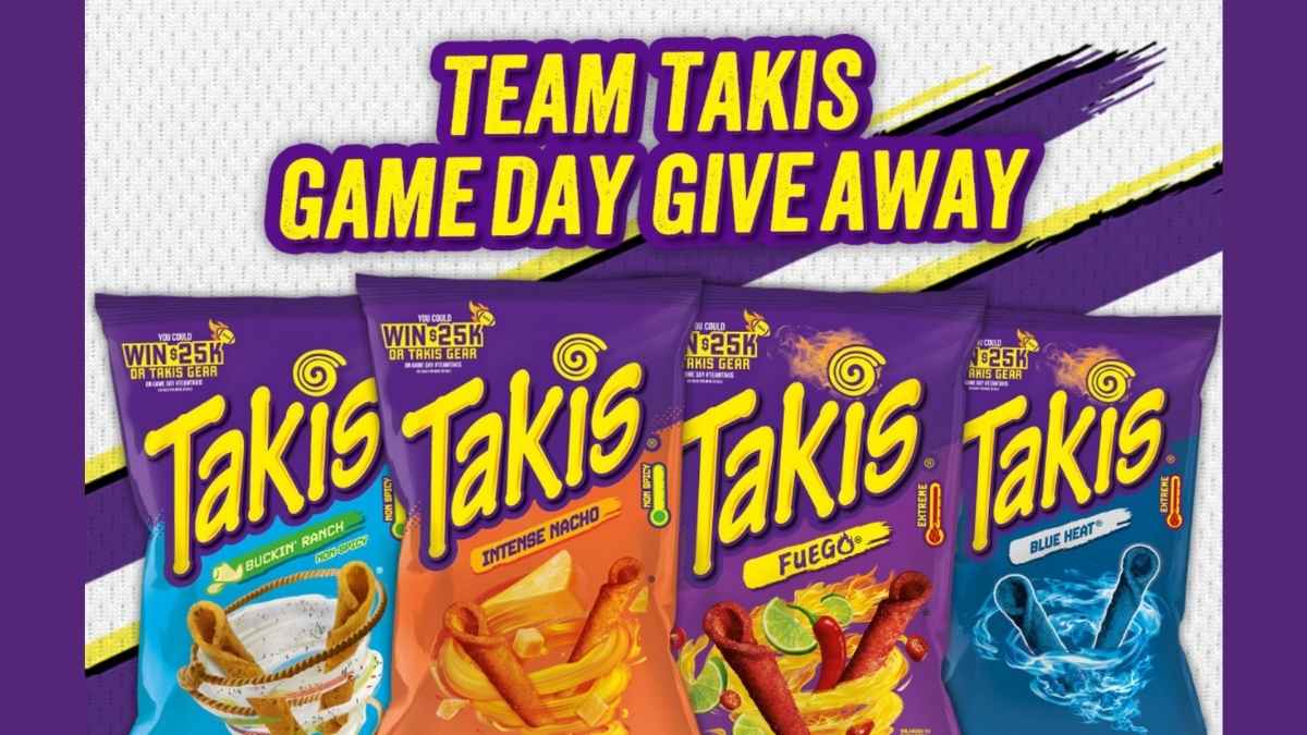 Game day just got hotter: Win $25K and exclusive Takis® gear!