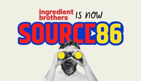 "Ingredient brothers is now Source86" together with a guy with binoculars