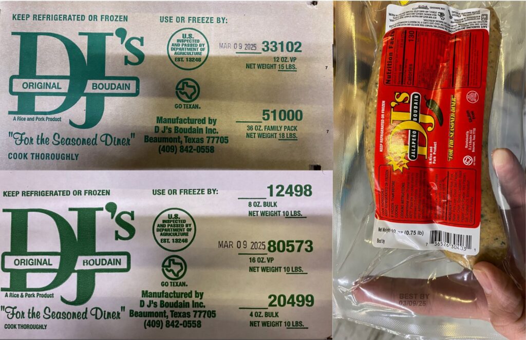 Dj's Recalled Products