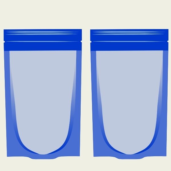 Kraft Bags Blue