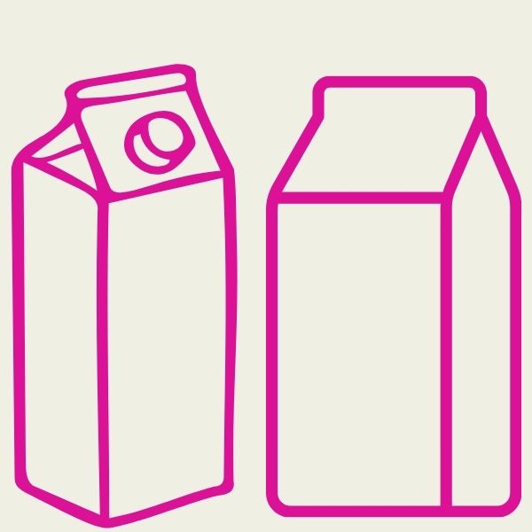 Tetra Pack Carton Pink