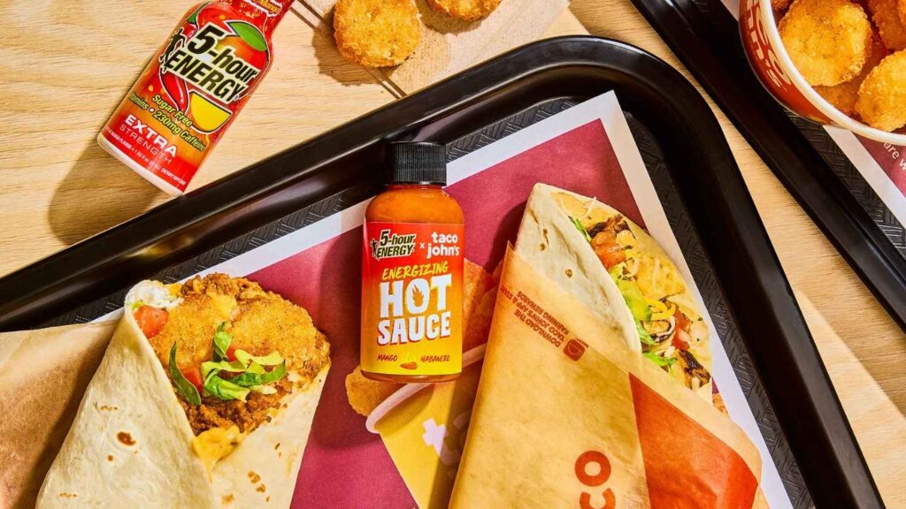 5 hour ENERGY & West Mex legend Taco John's