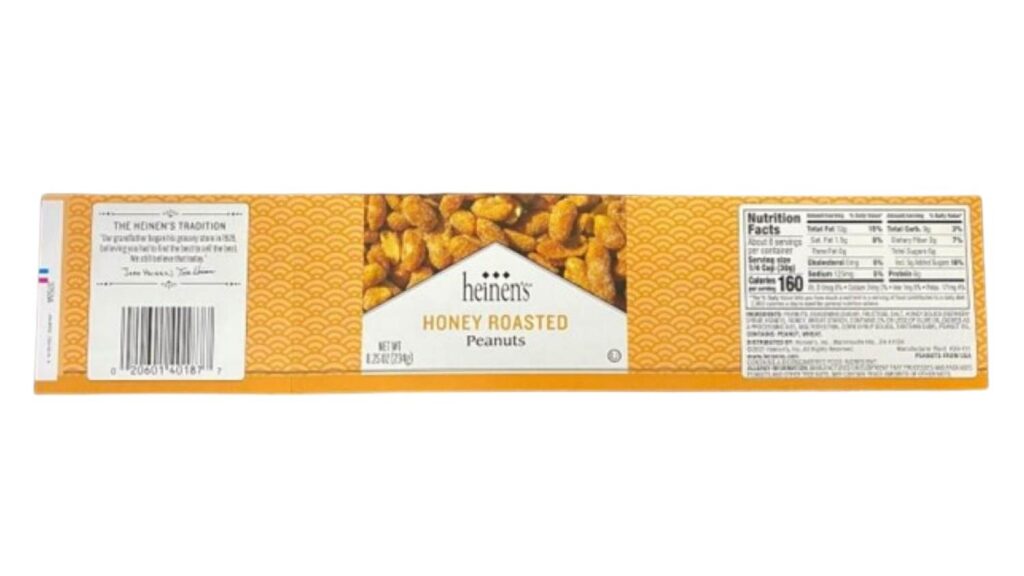 Trophy Nut Co. Recalls Heinen’s Honey Roasted Peanuts