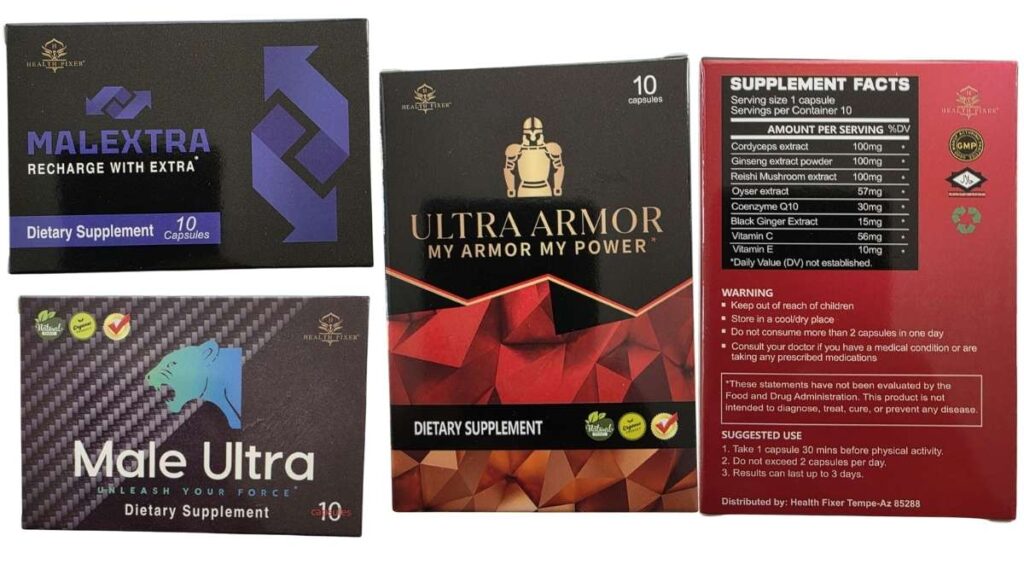 Health Fixer Male Enhancement Dietary Supplement Products
