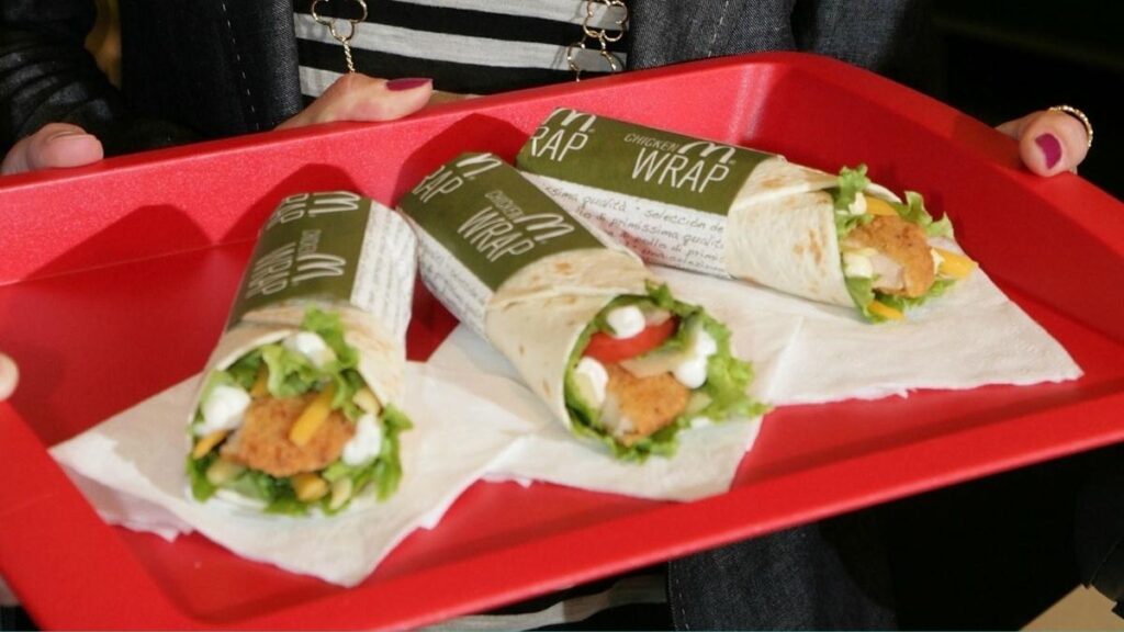 McDonald's snack wrap
