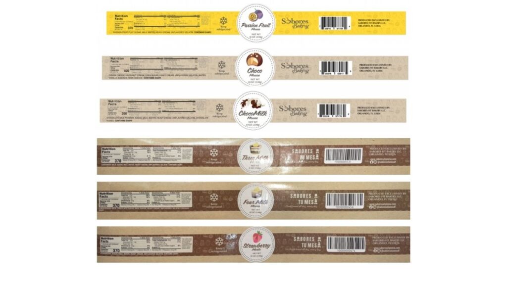 Sabores Bakery Mousse Desserts (Choco, Passion Fruit, 4 Milk, 3 Milk, 3 Milk Strawberry)