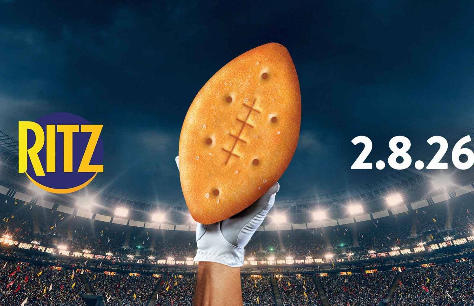 Ritz Confirms Super Bowl Ad Return, Launches Football Shaped Crackers