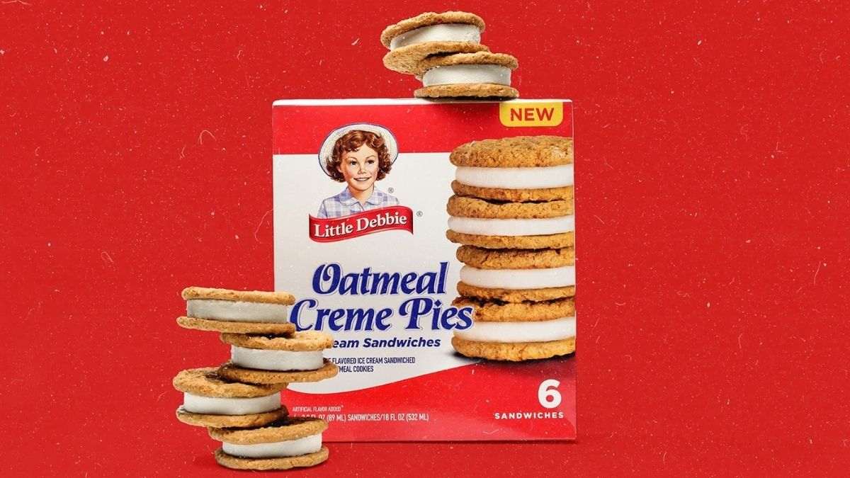 Little Debbie Releases New Ice Cream Sandwiches in Oatmeal Creme Pie, Cosmic Brownie Flavors