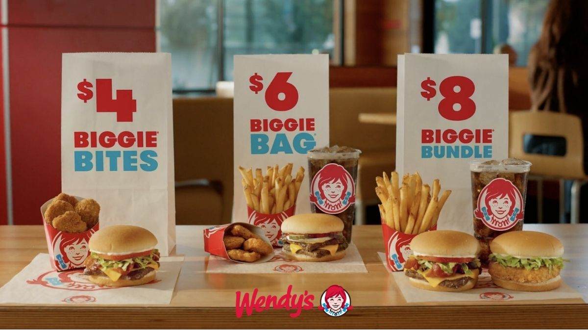 Wendy’s Introduces Biggie Deals Menu Starting at $4