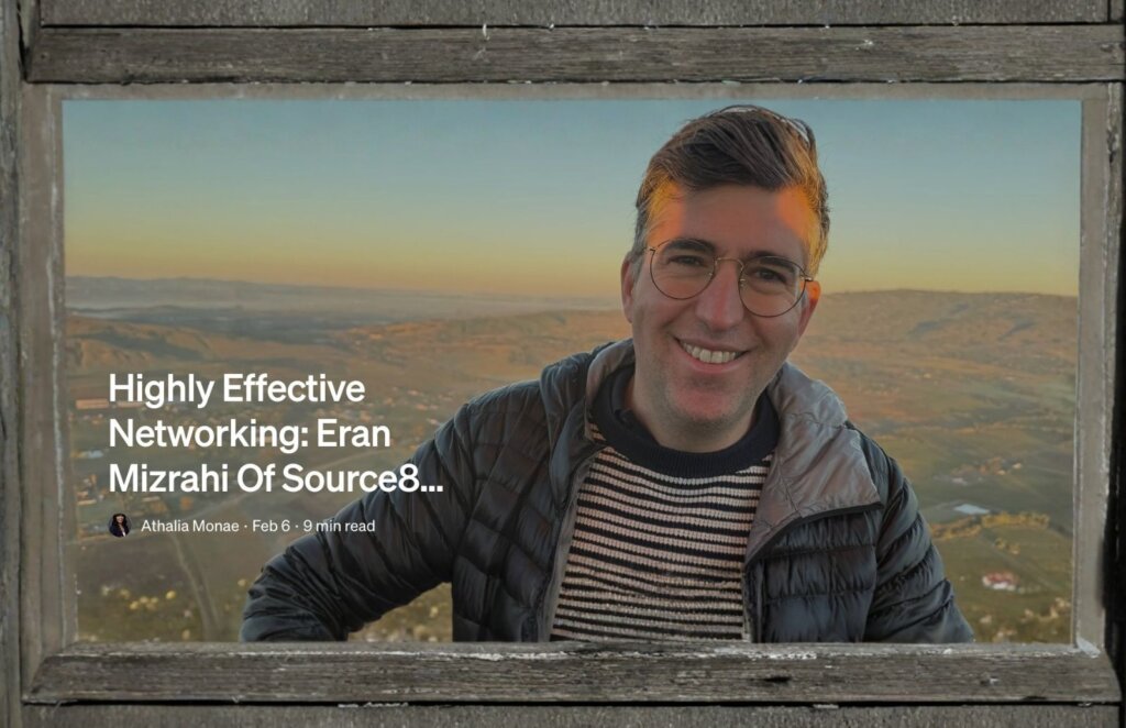 Authority Magazine's cover with Eran Mizrahi