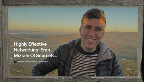 Authority Magazine's cover with Eran Mizrahi