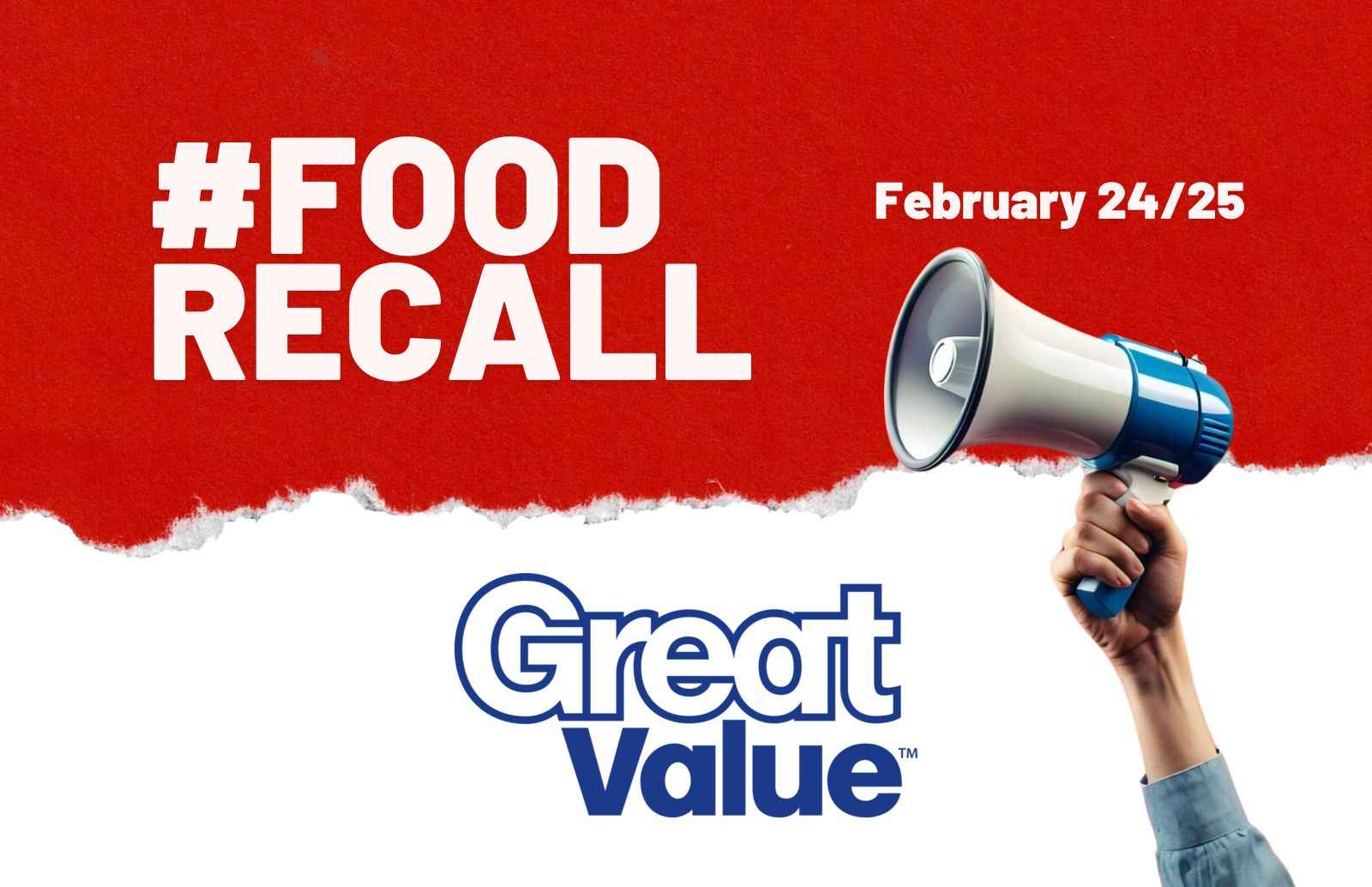 Great Value Recalls Cottage Cheese Over Possible Pasteurization Failure