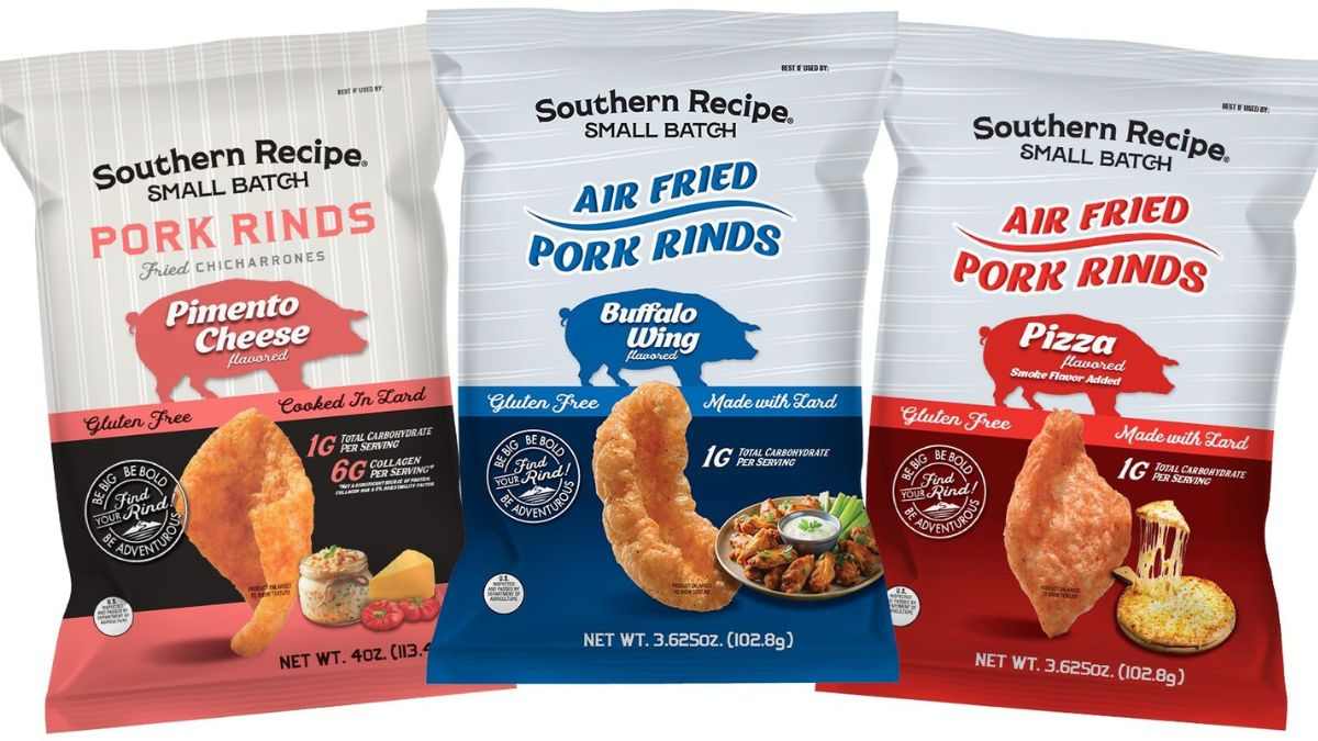 Southern Recipe Small Batch Launches Air-Fried Pork Rinds, Adds Buffalo Wing, Pizza, Pimento Cheese Flavors