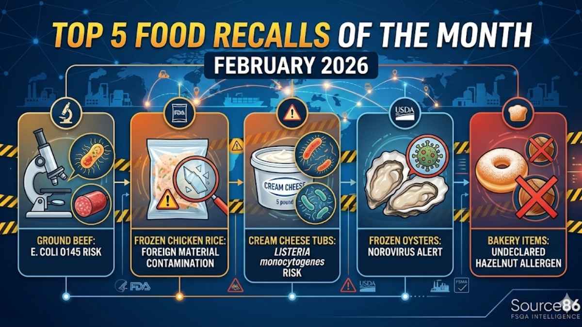 Top 5 Food Recalls of the Month