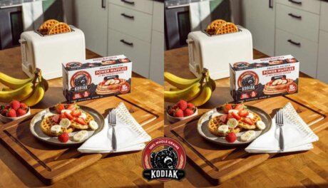 Kodiak No Sugar Added Homestyle Power Waffles and new granola flavors in retail-ready packaging for wholesale and private label markets