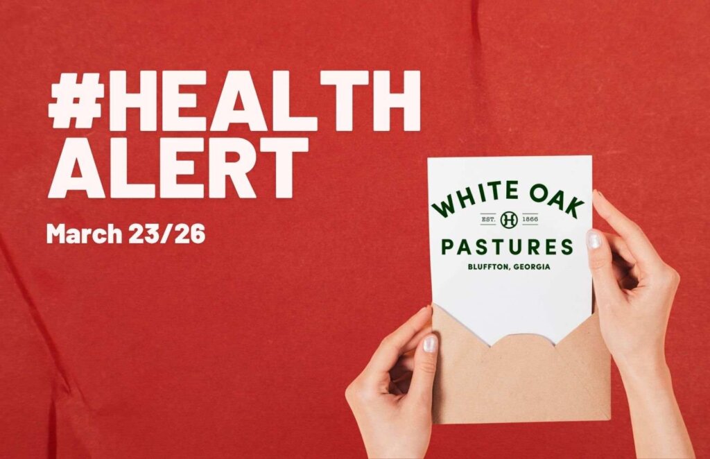 White Oak Pastures Issues Public Health Alert for Ground Beef Over Possible Metal Contamination