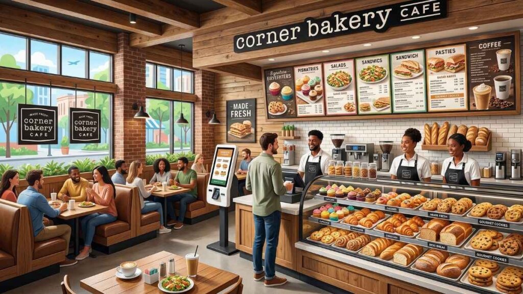 Corner Bakery Cafe Choose Two $6.99 all-day offer featuring soups, salads, sandwiches, cafe pastas, and panini available through May 31, 2026