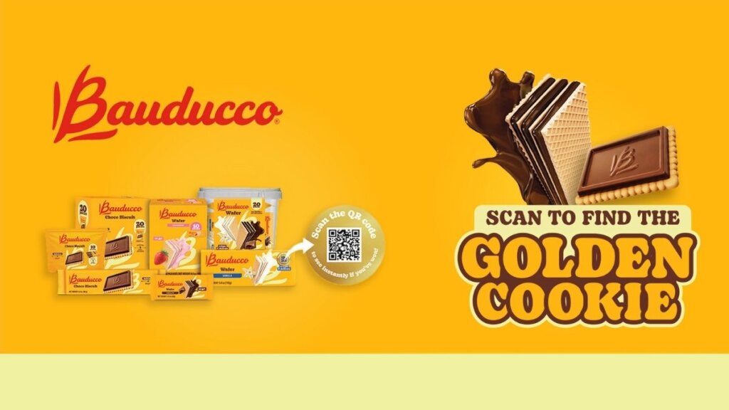Bauducco® launches "Scan to Find the Golden Cookie" instant-win sweepstakes.