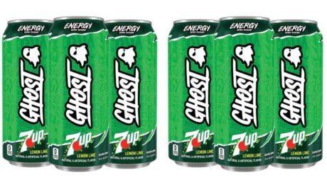 GHOST 7UP lemon-lime energy drink can, retail ready beverage from manufacturer with private label and wholesale appeal