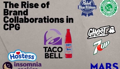 CPG product collaboration concept with snacks, beverages, and retail ready formats across supplier and manufacturer categories