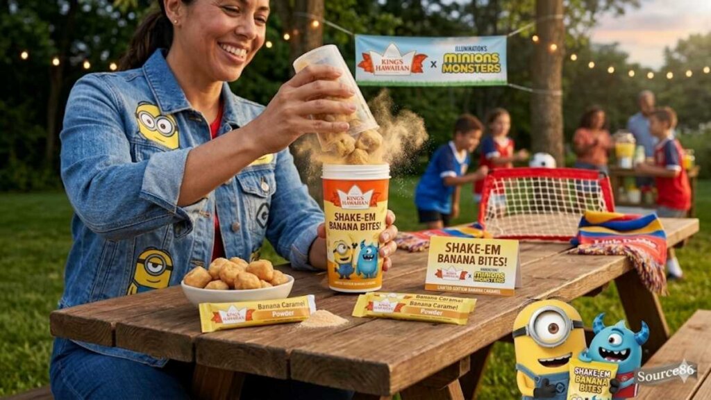 KING’S HAWAIIAN ANNOUNCES PARTNERSHIP & NEW LIMITED EDITION SHAKE ‘EM” BANANA BITES WITH ILLUMINATION’S MINIONS & MONSTERS