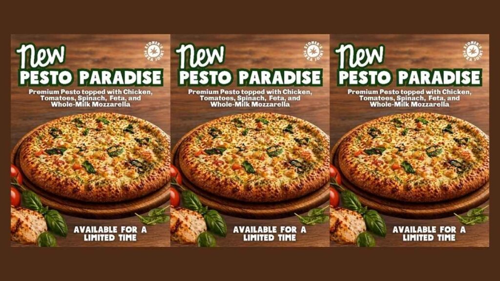 The Pesto Paradise Pizza will be available from May 4-June 28