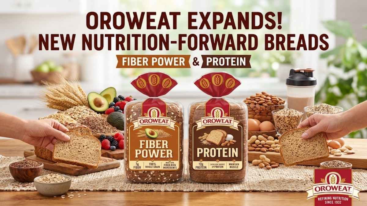 Oroweat Launches Fiber Power Bread and Two Protein Breads with 14g Fiber and 20g Protein Per Two Slices at Retailers Nationwide