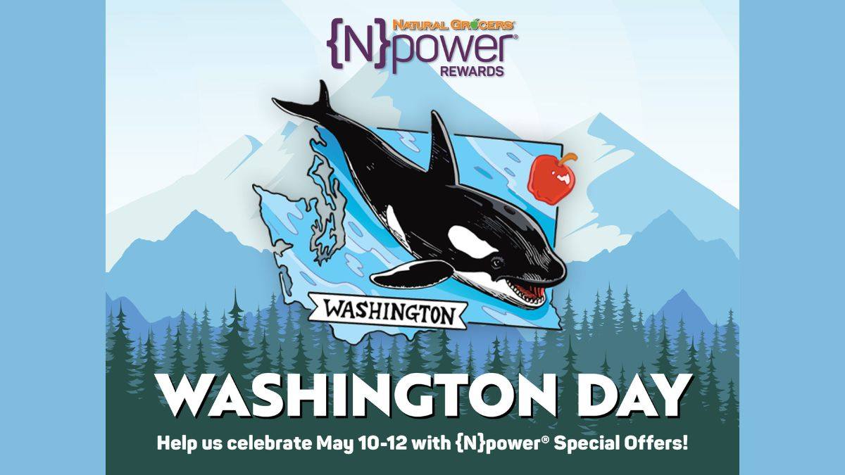 Natural Grocers Celebrates Washington Day, Free Reusable Bag, $5 Coupon for {N}power Members
