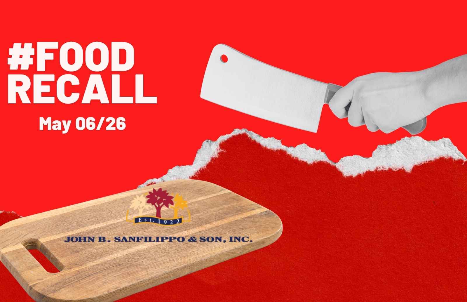 John B. Sanfilippo and Son recalls Fisher, Southern Style Nuts, Squirrel Brand and Good and Gather snack mixes over Salmonella risk
