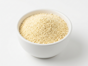 Bulk Banana Powder inside White Ceramic Bowl