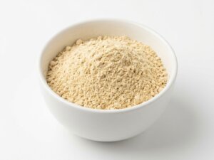 Bulk Pea Protein in White Ceramic Bowl