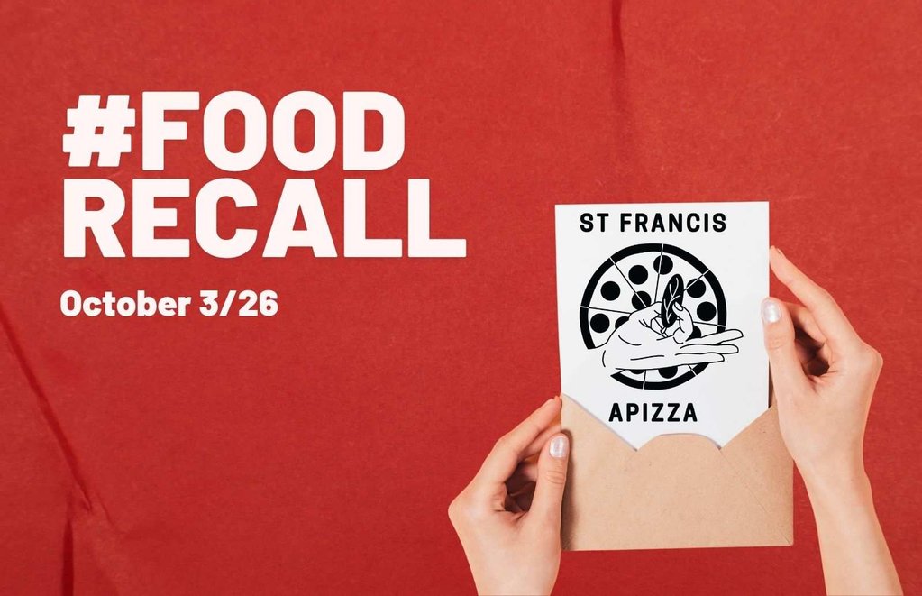 Saint Francis Apizza Recalls Frozen Pizzas Over Undeclared Soy Allergen